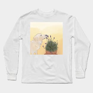 lavender dog Long Sleeve T-Shirt